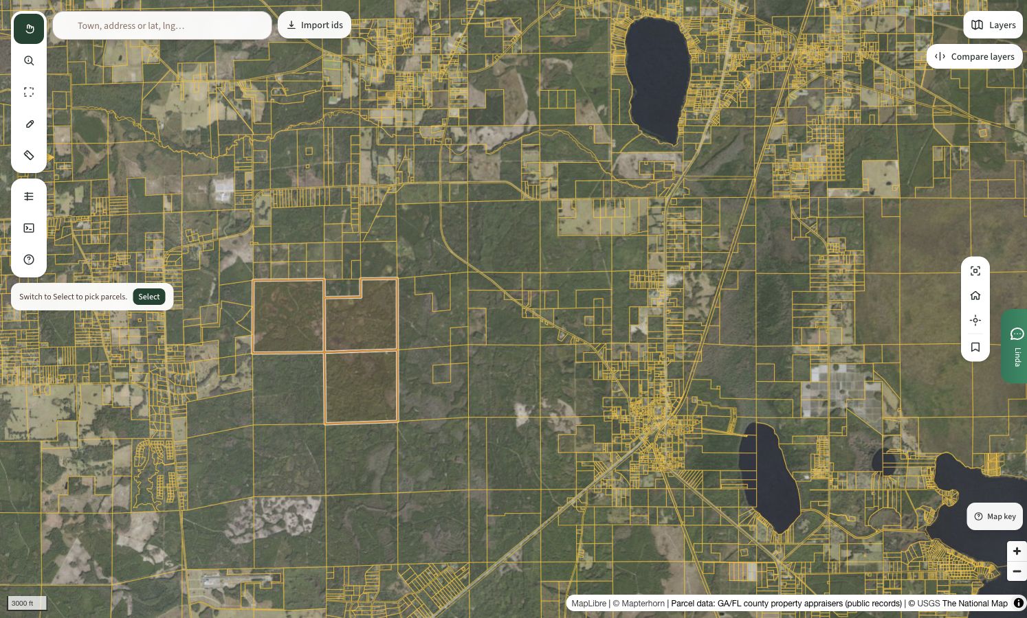 Linda Scout US forest layers screen